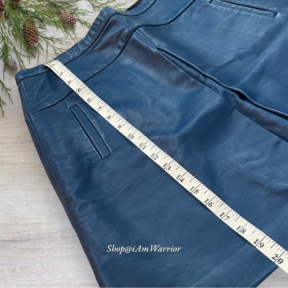 J.Crew Collection NWT genuine leather box pleat aline miniskirt *shop@iamwarrior - Picture 7 of 9